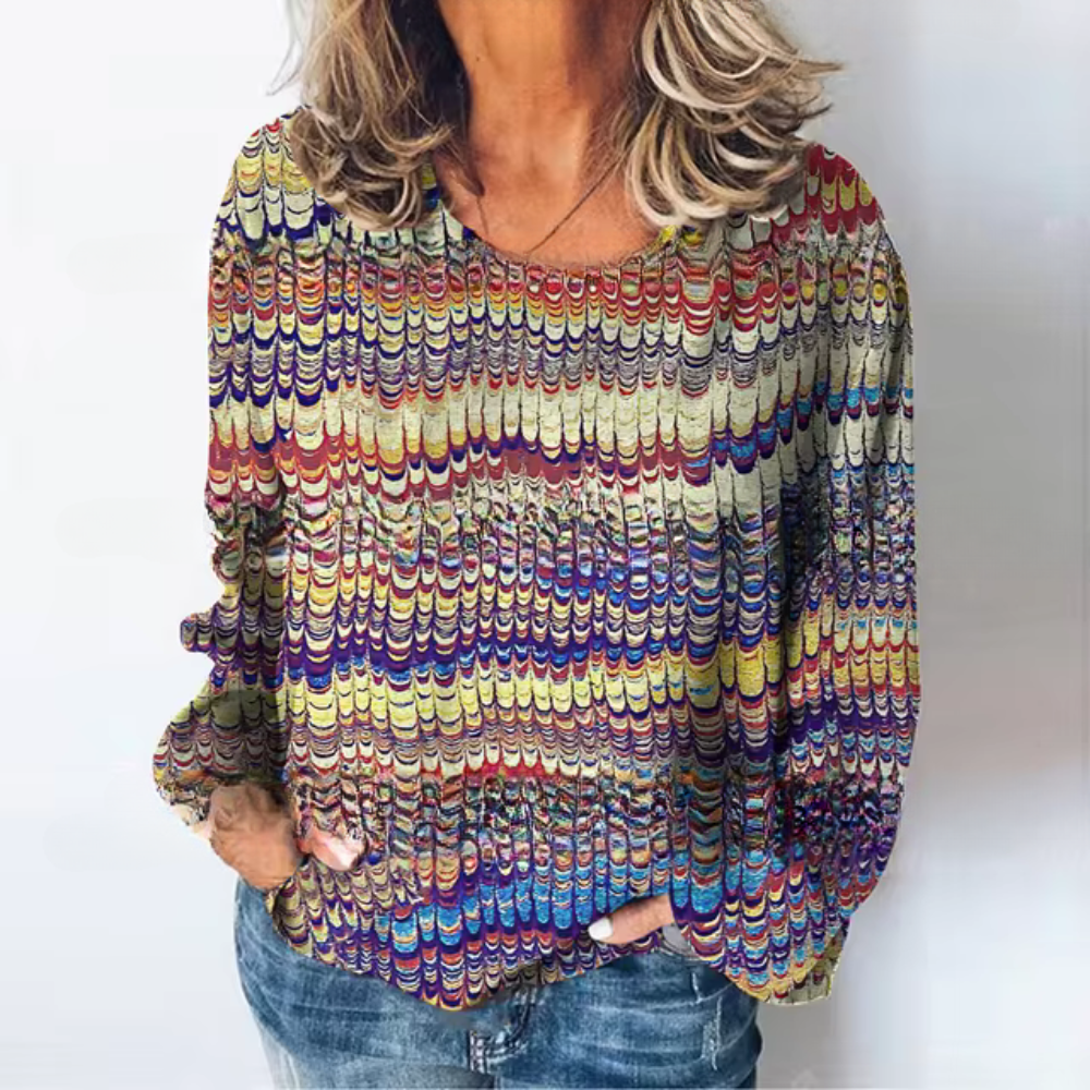 Britta® | Casual sweater with a color gradient
