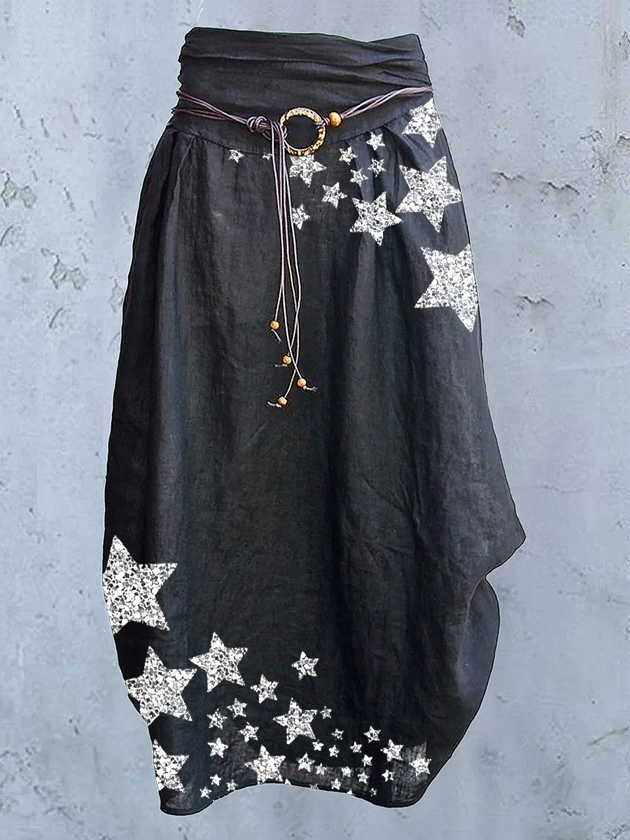 Women's Pentagram Casual Skirt